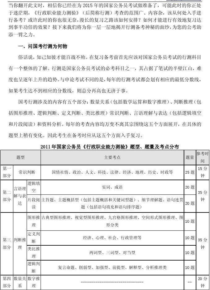 公务员行测考前必看指南，专业版方案优化解析 4.567