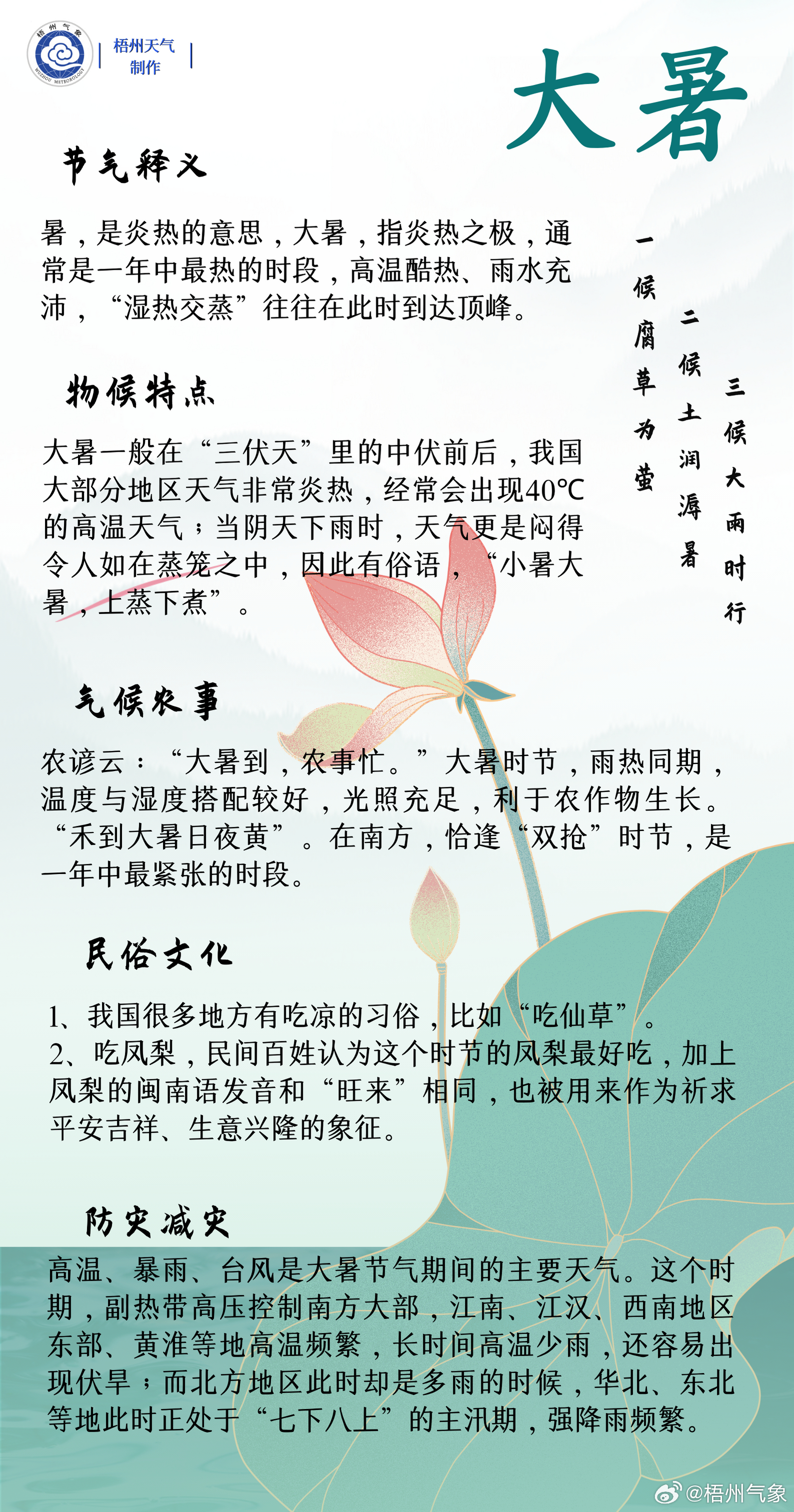 大暑节气介绍，英语表达与含义解析