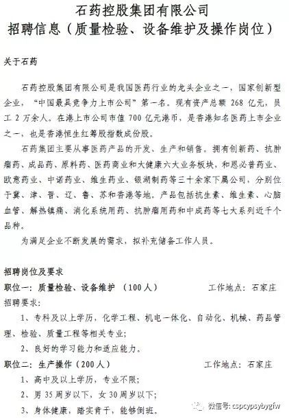 制药招聘网最新职位信息概览